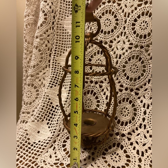 Nautical Style Twisted Metal Lantern Candle Wall Decor Sconce - Picture 14 of 16